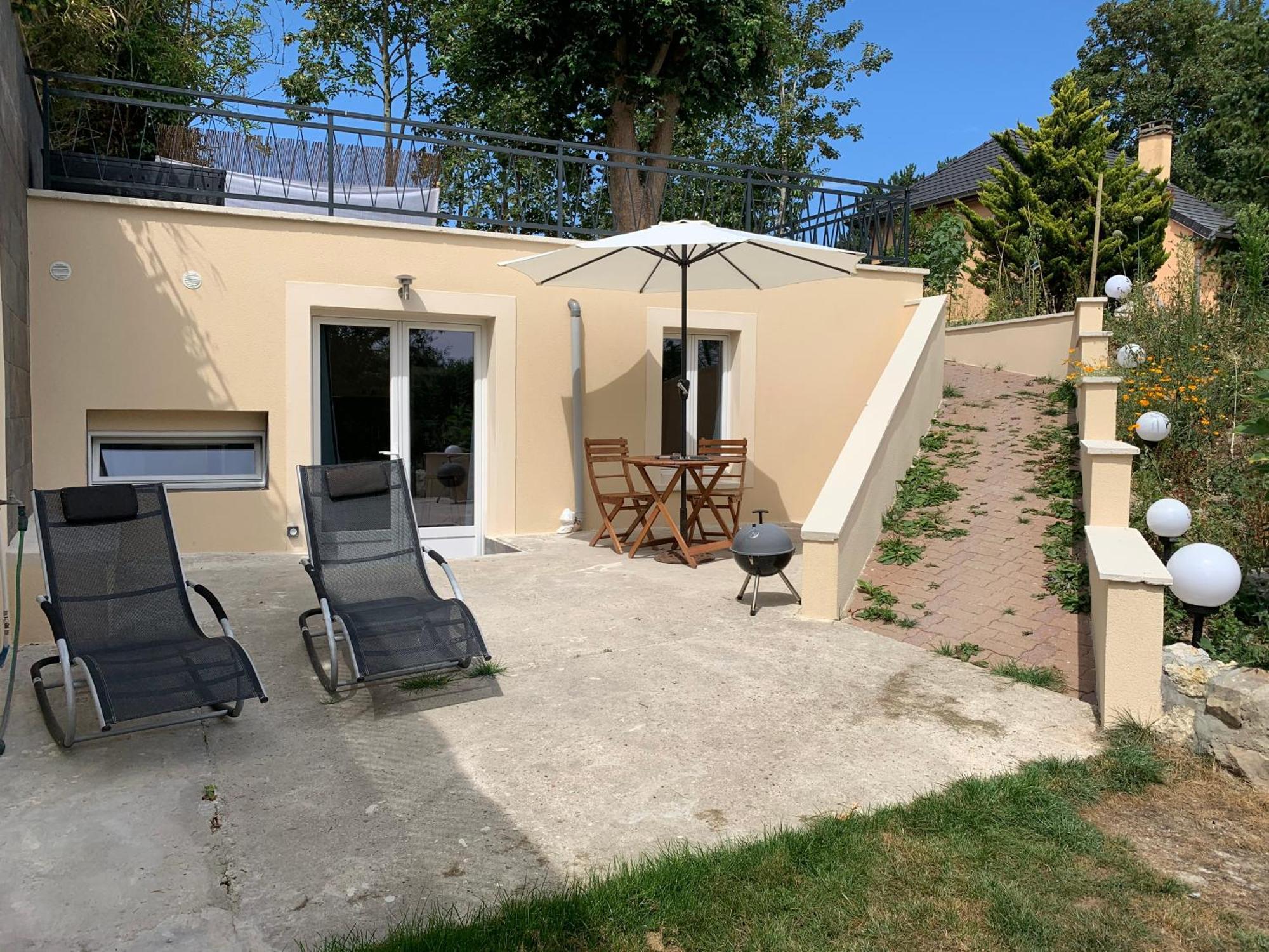 Maisonnette Cosy Bord De Seine 30Min Paris การ์ริแยร์-ซูส์-ปัวซี ภายนอก รูปภาพ